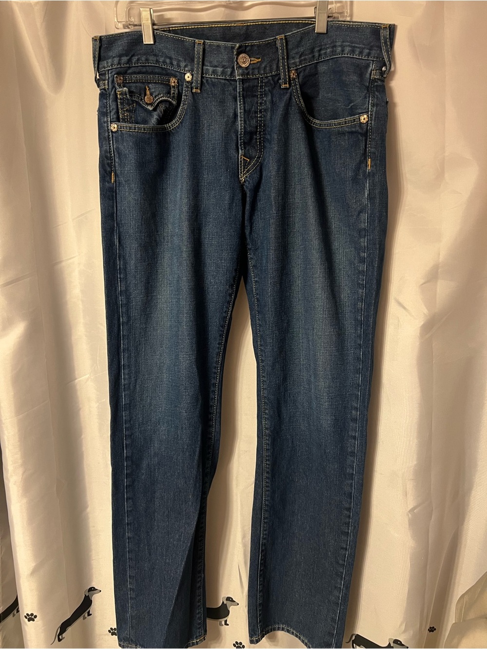 True Religion “Jack” Straight-Leg Jeans. Size 34 men’s